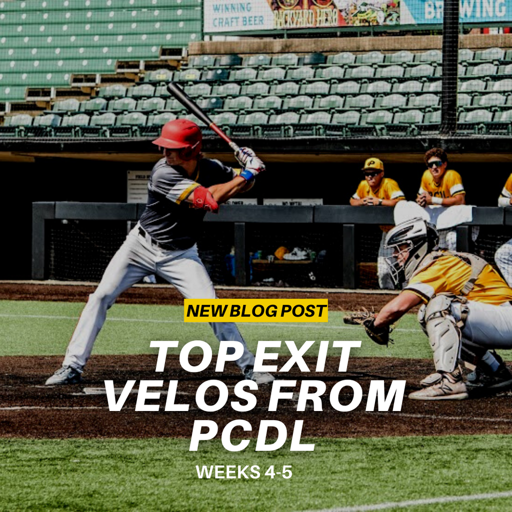 Top Exit Velos from PCDL