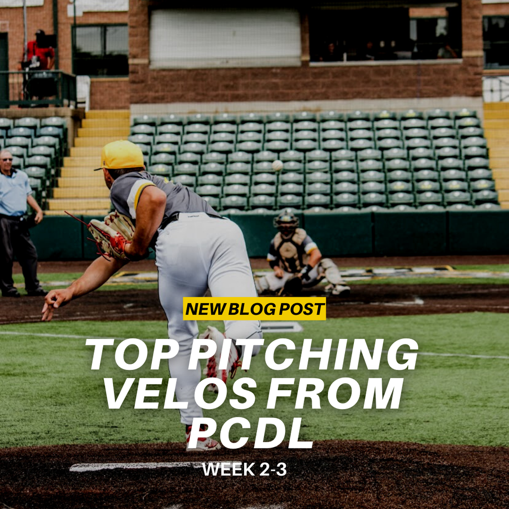 TOP PITCHING VELOS FROM PCDL: Week 2-3