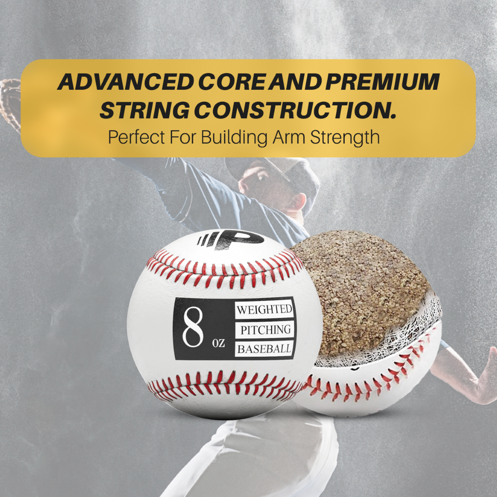 8oz Leather Weighted Baseball – Premier Pitching Performance
