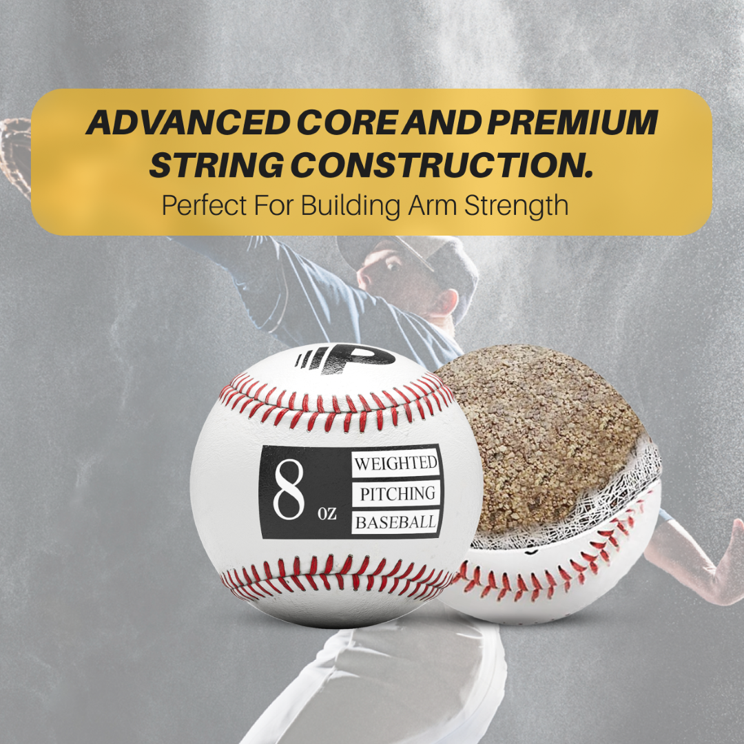 8oz Leather Weighted Baseball – Premier Pitching Performance