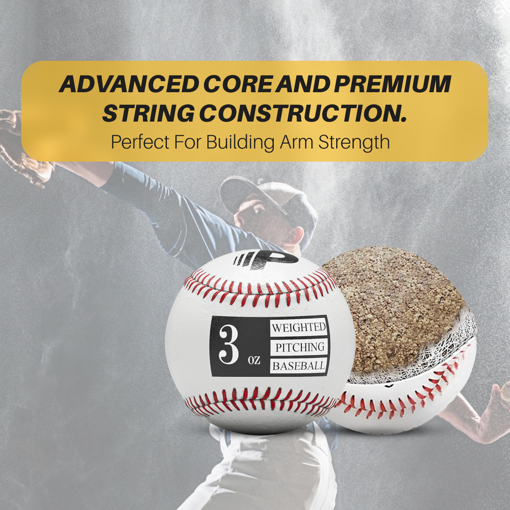 3oz Leather Weighted Baseballs – Premier Pitching Performance