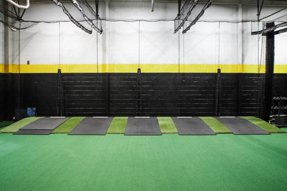 Pitching lanes and throwing mats at Premier Pitching Fenton