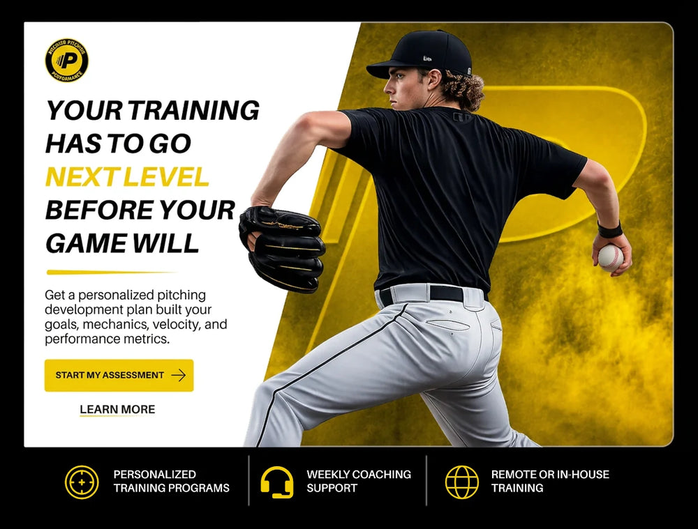 Premier Pitching Remote Training Start your assessment Personalized Training Programs