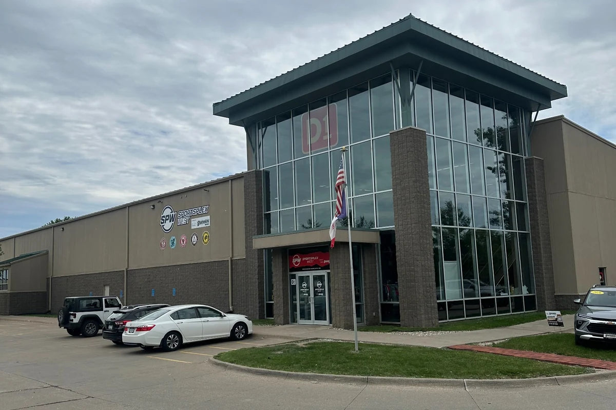 SportsPlex West facility exterior in Waukee Iowa