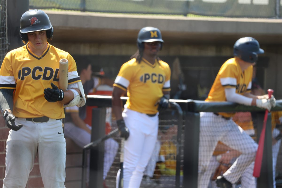 PCDL players watching the game from the dugout rail