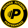 PREMIER PITCHING PERFORMANCE Brand Logo Yellow and Black round